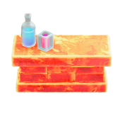 こおりのカウンターのアイスオレンジの画像