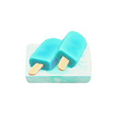 アイスキャンディーのソーダの画像