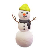 3だんゆきだるまのイエローの画像