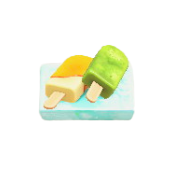 アイスキャンディーのキウイの画像