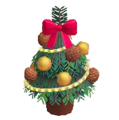 テーブルクリスマスツリーのカラフルの画像