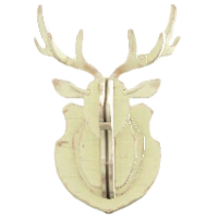 しかのオブジェのアイボリーの画像