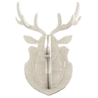 しかのオブジェのホワイトの画像