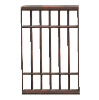 おりの錆びた鉄の画像