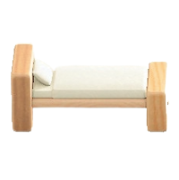 つみきベッドのナチュラルの画像