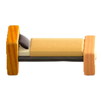 つみきベッドのミックスウッドの画像