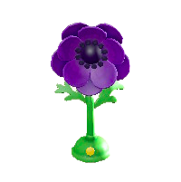 アネモネのせんぷうきのパープルの画像