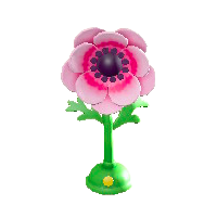 アネモネのせんぷうきのピンクの画像