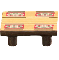 まるたのダイニングテーブルのキリムの画像