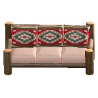 まるたのロングソファのキリムの画像