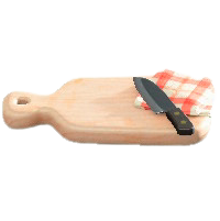 カッティングボードのレッドの画像