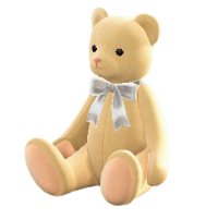 クマのトクダイちゃんのホワイトの画像