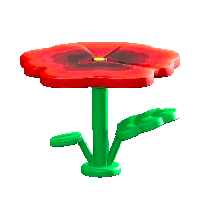 パンジーのテーブルのレッドの画像