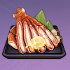 カニのバター添えの画像