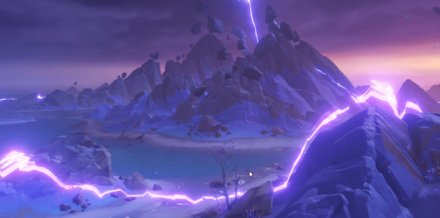 落雷エリア後退