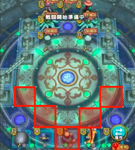 海底の夏祭り初期配置