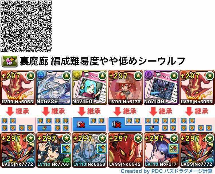 編成難易度低めの裏魔廊攻略編成