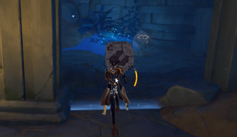 黄色の装置を起動