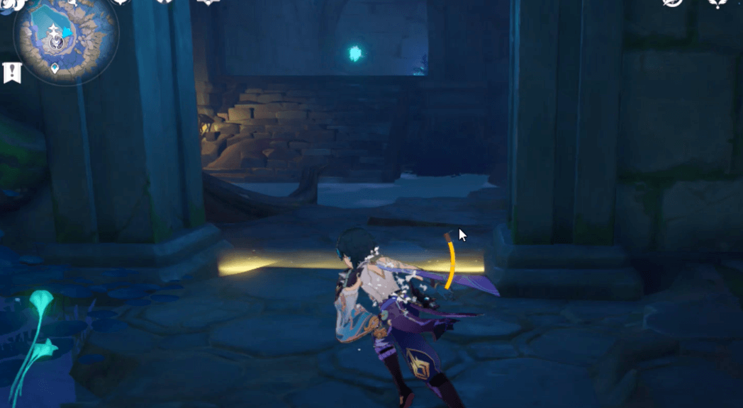 元の場所に戻る