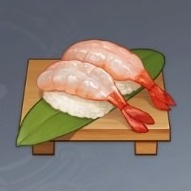 甘エビの握り寿司の画像