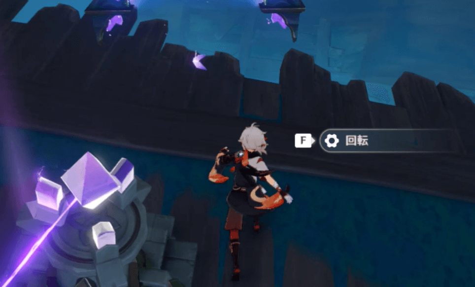 門の向きを左右どちらかに合わせる