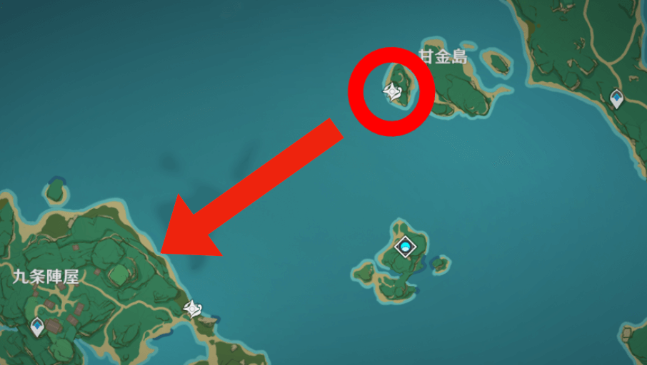 神無塚の行き方