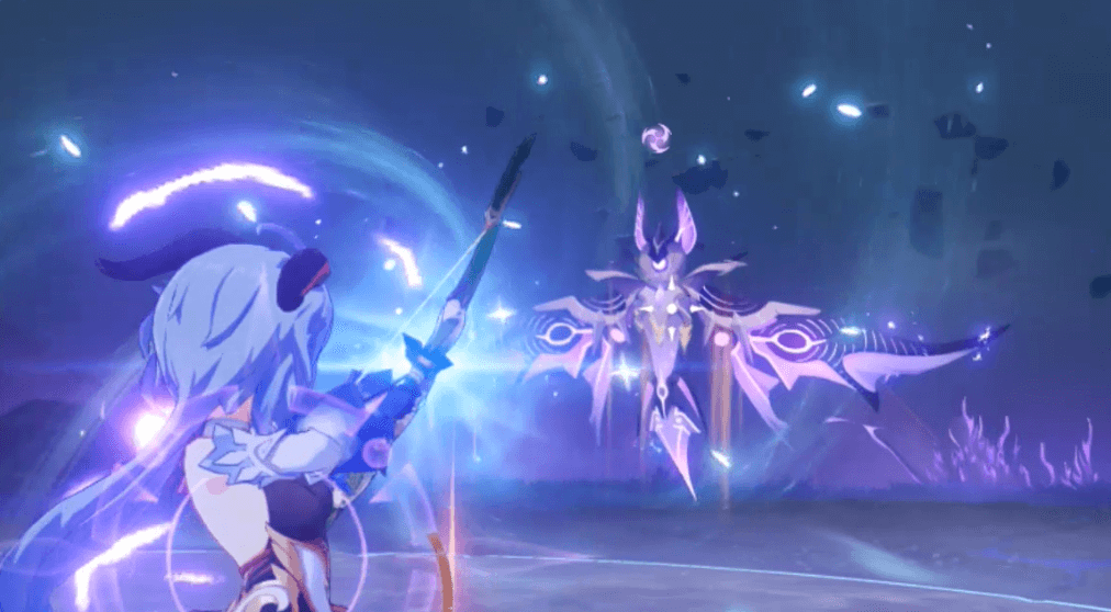 弓による遠距離攻撃