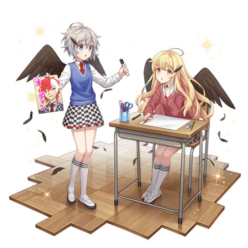 オセロニアの［選挙応援］フギンとムニンの画像