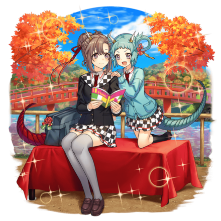 オセロニアの［華やぐ行き先相談］大喬＆小喬の画像