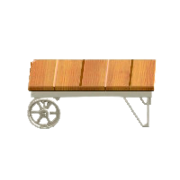 アイアンウッドローテーブルのオークの画像