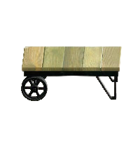 アイアンウッドローテーブルのオールドの画像