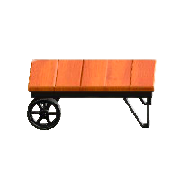 アイアンウッドローテーブルのチークの画像