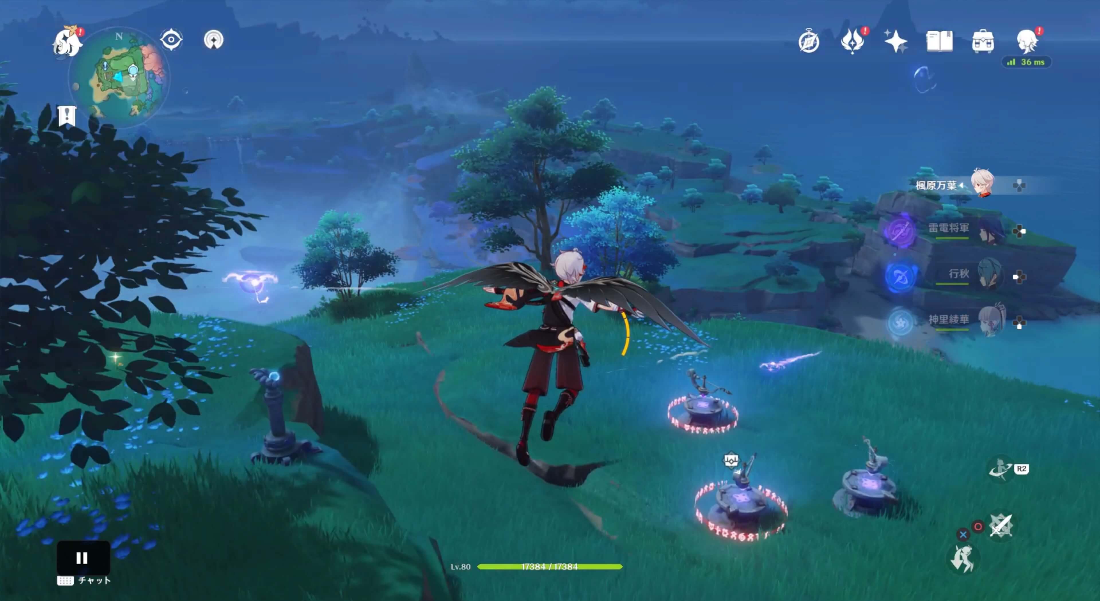 七天神像付近のギミック