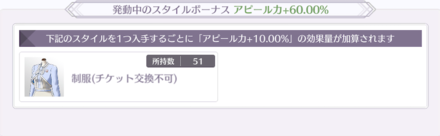 スタイルボーナスを60%にしよう