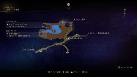 雪原の露払いマップ