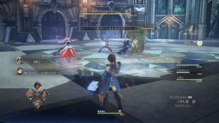 瞬間移動して繰り出してくる素早い剣撃