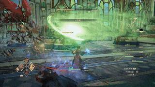 突進中にキサラのブーストアタックを当てよう