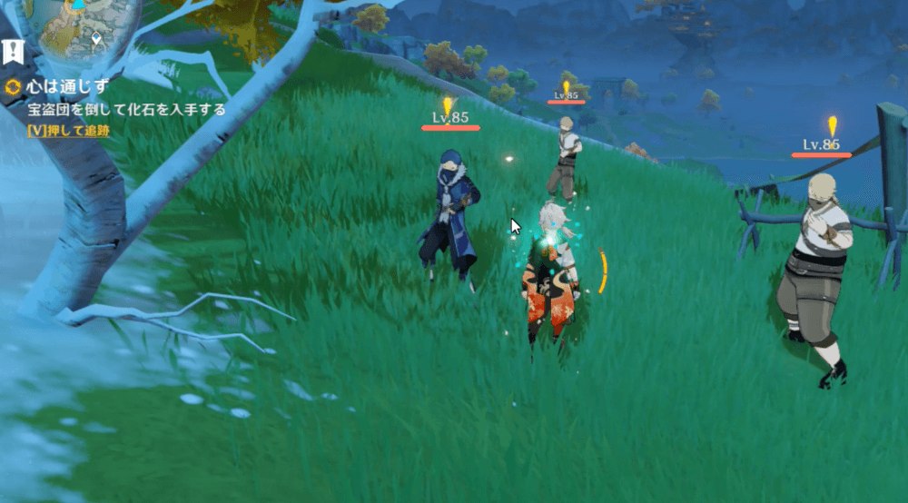 宝盗団との戦闘