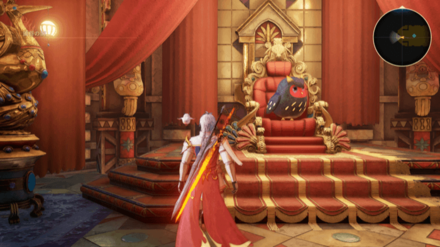 グラニード城ー領将の間のフクロウ