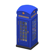 でんわボックスのブルーの画像