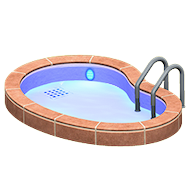 プールのブラウンの画像