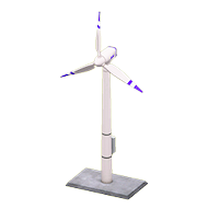風力発電機(ブルー)
