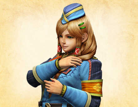 MHXのベルナ村の受付嬢