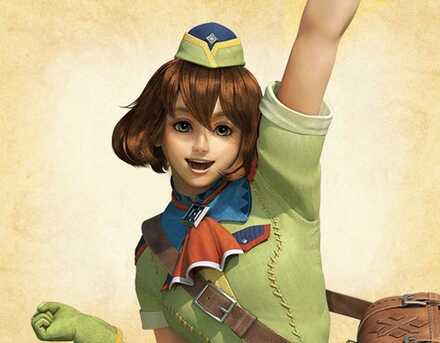 MHXXの龍識船の受付嬢