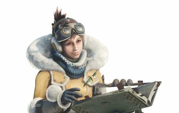 MHWの受付嬢の相棒