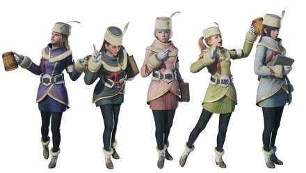 MHWIのアステラ集会所の受付嬢