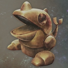 機械獣の銅像画像