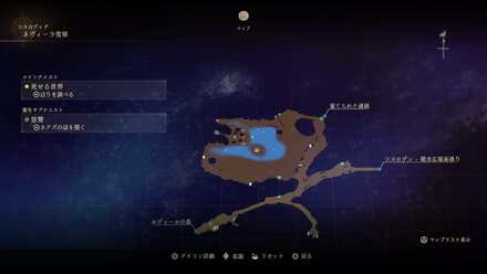 ネヴィーラの幻の花マップ