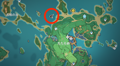 イベント「月中王国」釣り場所