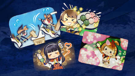 お団子スタンプ